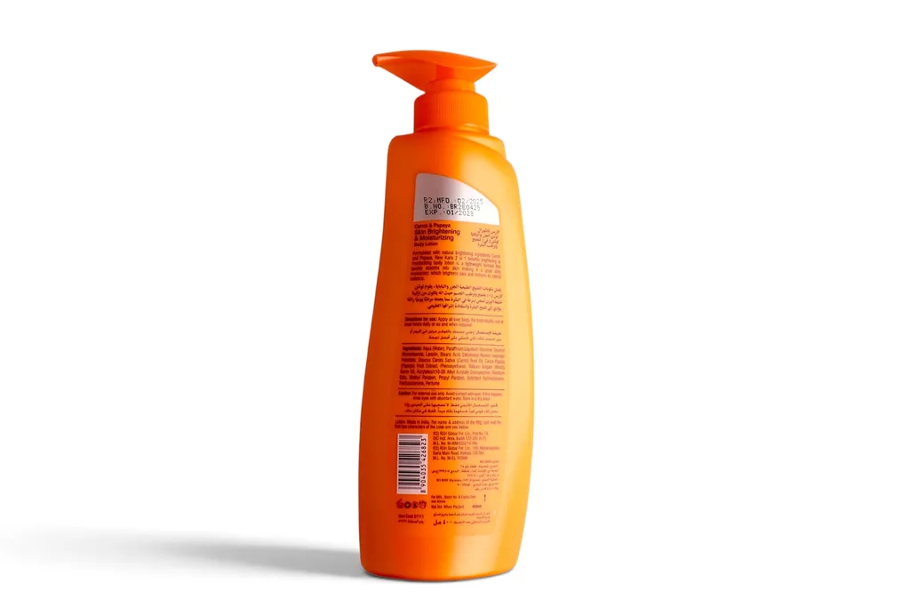 Karis Naturals Body Lotion Carrot Papaya Skin Brightening Moisturizing 400ml – photo 2
